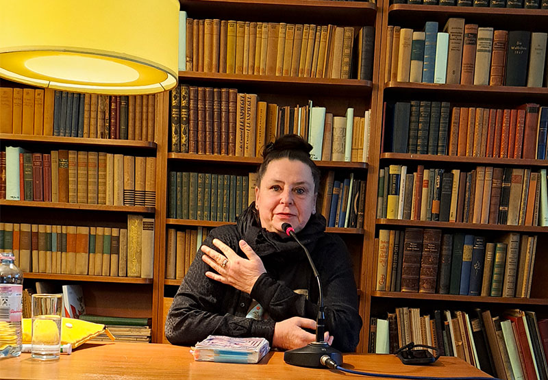 Annett Gröschner bei ihrer Lesung