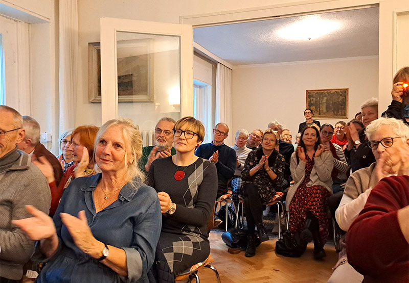 Publikum im Wohnzimmer
