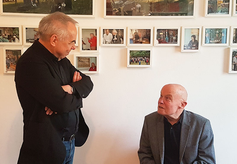 Schauspieler Volkmar Kleinert und Paul Werner Wagner