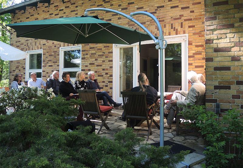 Terrassentreffen des Schriftstellerverbands