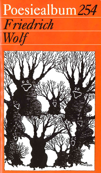 Cover Poesiealbum 254: Illustration von B&auml;umen mit Gesichtern