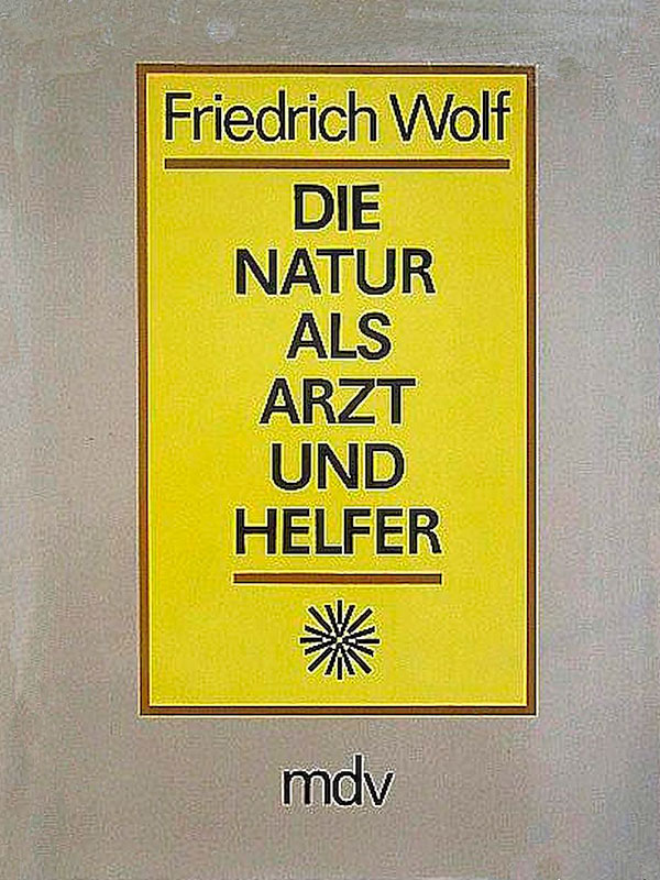 Buchcover "Die Natur als Arzt und Helfer", in gelb