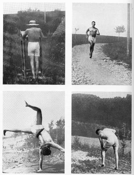 Die Natur als Arzt und Helfer, Deutsche Verlagsanstalt Stuttgart 1928. Der Verfasser pr&auml;sentiert sich als Vorbild gesunden Lebens.