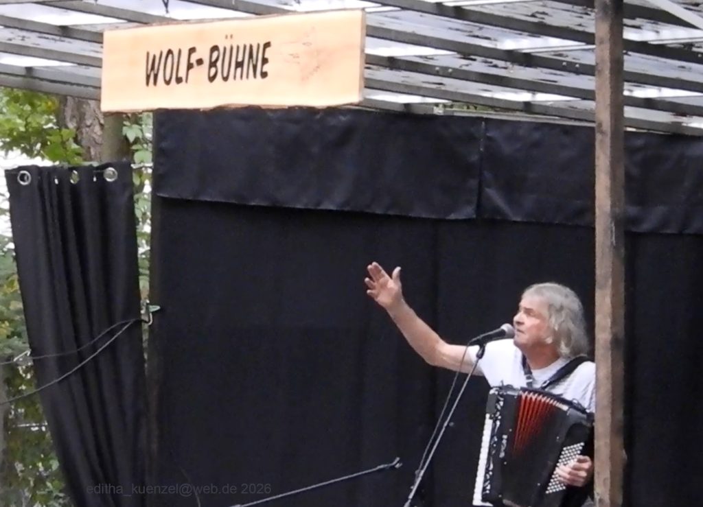 Wenzel auf der Wolf-B&uuml;hne