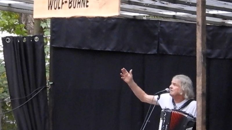 Wenzel auf der Wolf-B&uuml;hne