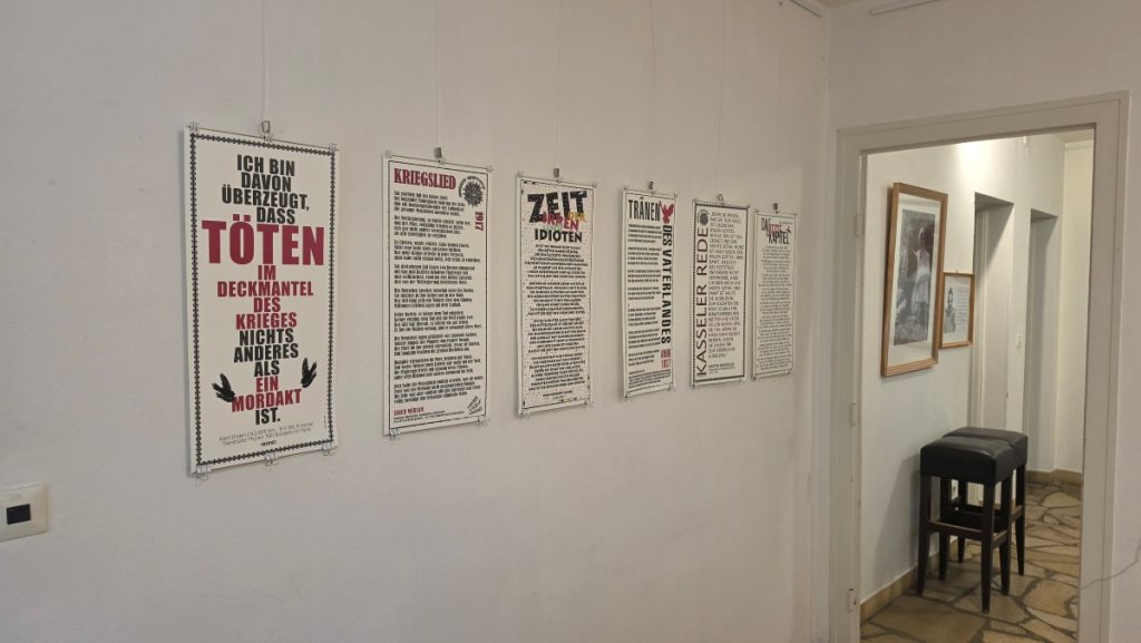 Eindr&uuml;cke von der Ausstellung friedens-s&uuml;chtig